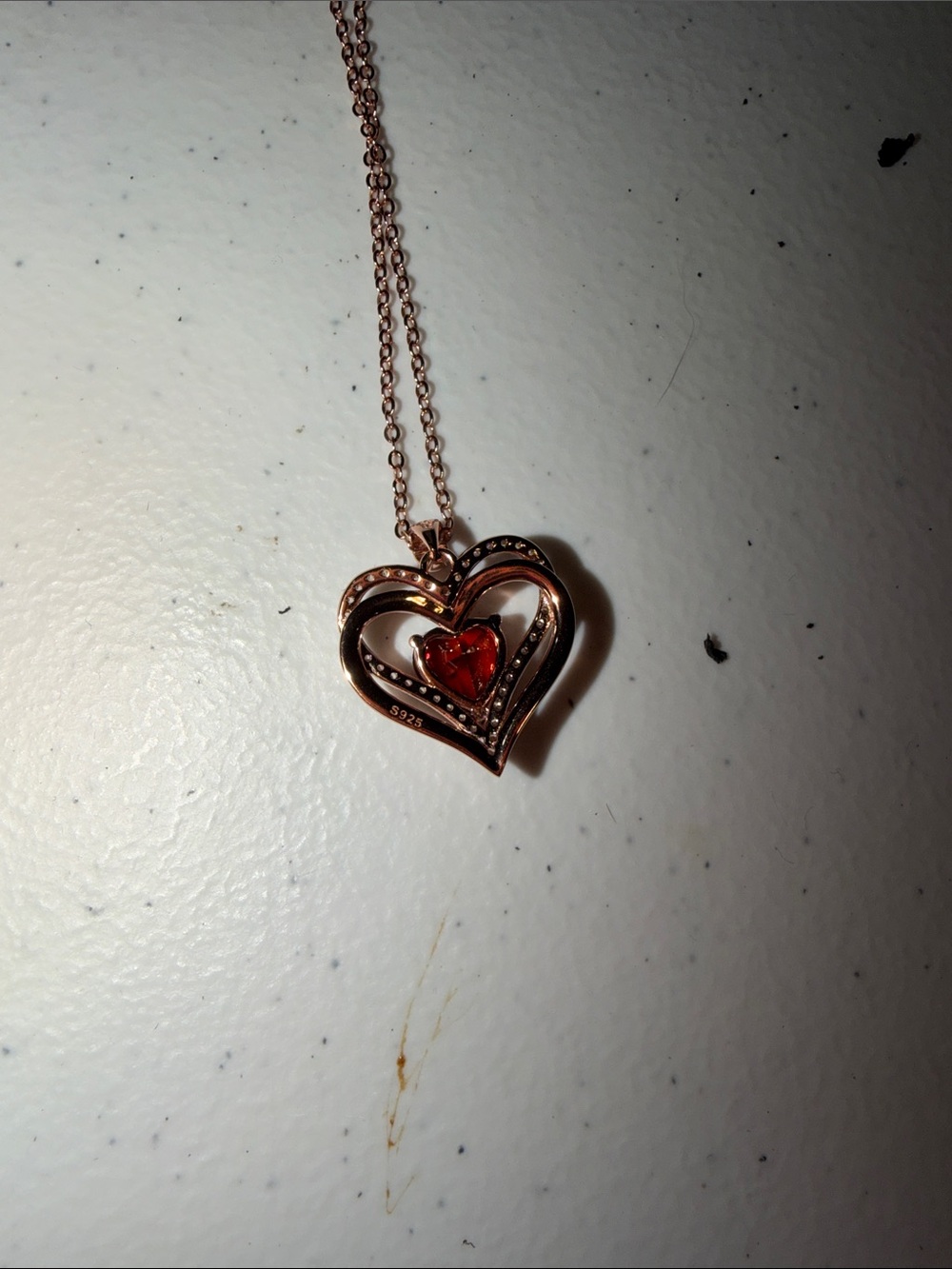 #531. Heart necklace - Picture 4 of 7